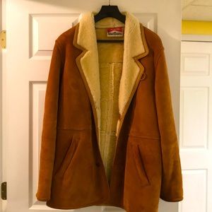 Marlboro Man Sheepskin Shearling Coat Jacket